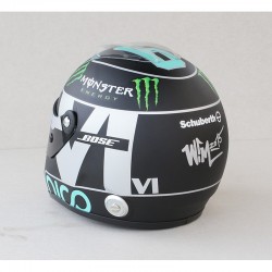 Mini Helmet/Schuberth 1/2 Mercedes GP Petronas F1 Nico Rosberg 2015 F1 Helmet