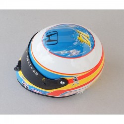 Mini Helmet/Schuberth 1/2 McLaren Honda F1 Fernando Alonso 2015 F1 Helmet