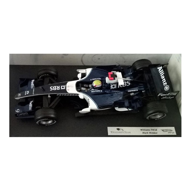 Hotwheels 1/18 Williams FW 27  M. Webber 2006