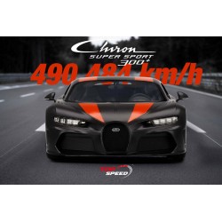 Top Speed Model 1/18 Bugatti Chiron Super Sport 300+ World Record 304.773 mph