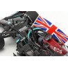 Minichamps 1/18 Mercedes AMG Petronas F1 W12 Winner British GP 2021 No. 44 Lewis Hamilton (with Flag & Driver Figure)