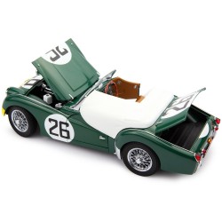 Kyosho 1/18 Triumph TR3S 1959 Le Mans No.26