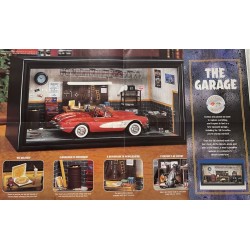 Franklin Mint 1/24 Garage Diorama with Chevrolet Corvette 1958