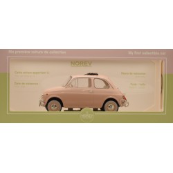 Norev 1/18 Fiat 500 L 1968 Pink with special birth pack