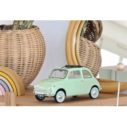 Norev 1/18 Fiat 500 L 1968 Light Green with special birth pack