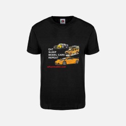 Fruit of the Loom® Men's T-shirt XL Eat, Sleep, Model Cars, Repeat