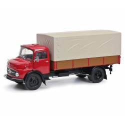 Shuco 1/18 Mercedes-Benz L911 Flatbed Truck with Cover 1996