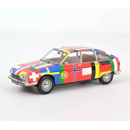 Norev 1/18 Citroën GS 1972 Flags (2nd Version)