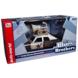 Autoworld 1/18 Dodge Monaco Police Pursuit Blues Brothers 1974