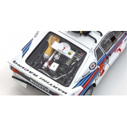 Kyosho 1/18 Lancia Rally 037 Martini No.7 4th Rally Safari 1984 M. Alen/ I.Kivimaki