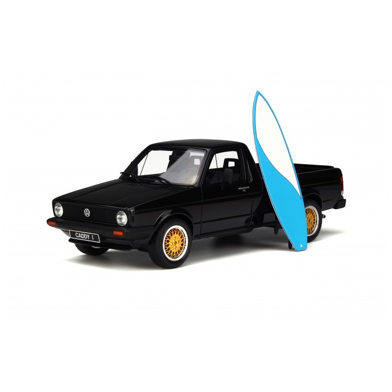 Otto Mobile 1/18 Volkswagen Caddy with Surfboard Blue/Whithe 1979