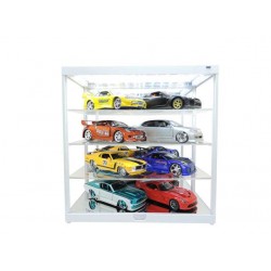 Triple9 1/18 Acrylic Single Showcase with LED lighting and mirror for 1:18 / 1:24