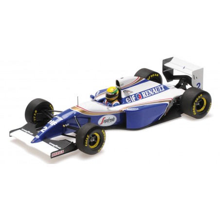 Minichamps 1/18 Williams FW16 F1 Ayrton Senna Dirty Version No.2 San Marino GP Formula 1 1994