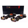 Minichamps 1/18  Red Bull Racing RB19 2 Car Set F1 RB19 No.1 Qatar GP & Sprint Formula 1 World Champion Max Verstappen