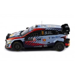 IXO 1/18 Hyundai i20 N Rally 1 No.8,  Rallye Monte Carlo 2024 O.Tanak/M.Jarveoj