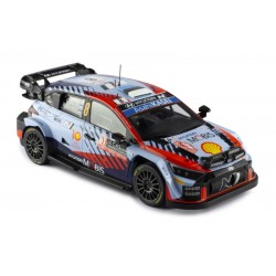 IXO 1/18 Hyundai i20 N Rally 1 No.8,  Rallye Monte Carlo 2024 O.Tanak/M.Jarveoj