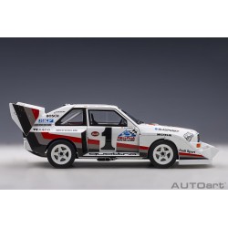 Autoart 1/18 Audi Sport Quattro S1 Pikes Peak 1987 Winner W.Röhrl Νο.1