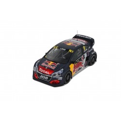 Otto Mobile 1/18 Peugeot 208 No.9 Winner WRX Belgium GP S.Loeb 2018