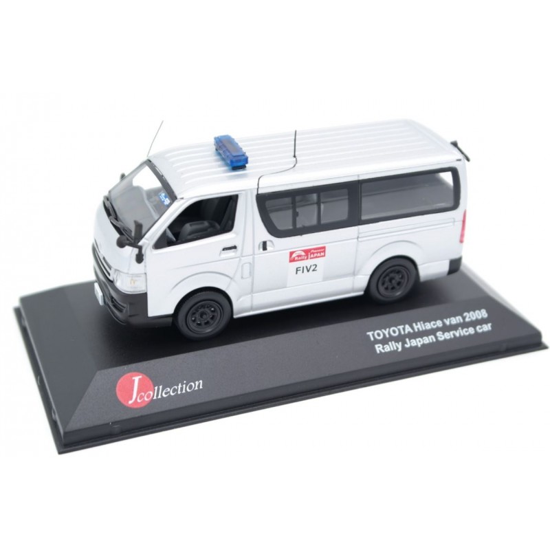 J-Collection 1/43 Toyota Hiace Van Rally Japan Service Car 2008