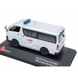 J-Collection 1/43 Toyota Hiace Van Rally Japan Service Car 2008