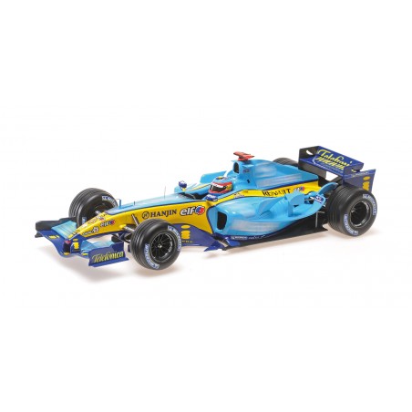 Minichamps 1/18 Renault R25 F1 Team No.5 Winner Bahrain GP F1 World Champion 2005 Fernando Alonso