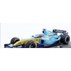 Minichamps 1/18 Renault R25 F1 Team No.5 Winner Bahrain GP F1 World Champion 2005 Fernando Alonso