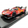 Bburago De Luxe Edition 1/18 Ferrari 499P Team Ferrari AF Corse No.51 Winner 24h LeMans 2023 A.P.Guidi/J.Calado/A.Giovinazzi