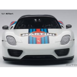Autoart 1/18 Porsche 918 Spyder Martini Livery No.15