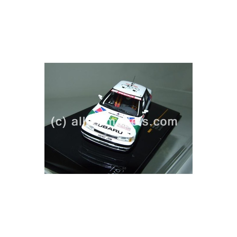 1:43 Subaru Legacy RS-No.3- Tour De Corse 1991- Drivers:Francois Chatriot/Michel Perin (IXO)