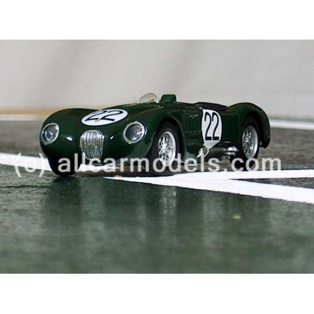 1:43 Jaguar C Type Le Mans No.22 Moss / Fairman (Brumm)