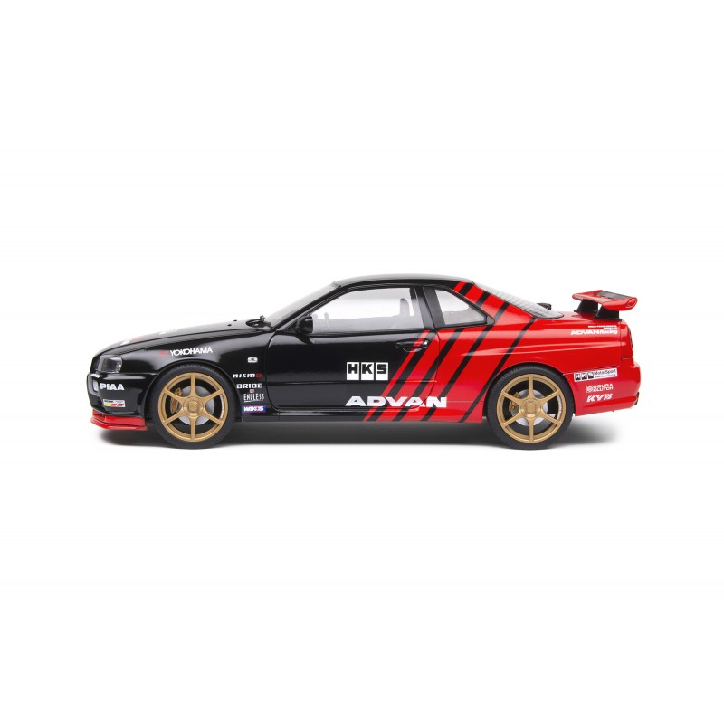 1:18 Nissan Skyline GT-R (R34) Advan Drift Livery 1999