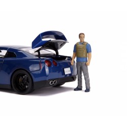 1/18 Brian's 2009 Nissan Skyline GT-R (R35) with lights and Brian's Figurine