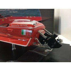 1/18 Molinari Freccia Rossa Boat 21 Sport, powered by the F430 V8 Ferrari Engine World Record 2007