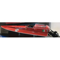 1/18 Molinari Freccia Rossa Boat 21 Sport, powered by the F430 V8 Ferrari Engine World Record 2007