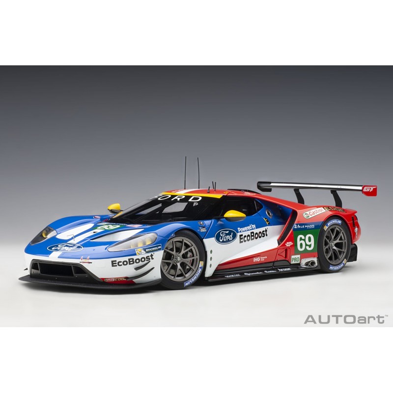 Autoart 1/18 Ford GT LeMans 2016 N0.69Q R. Brisoe/S.Dixon/R.Westbrook